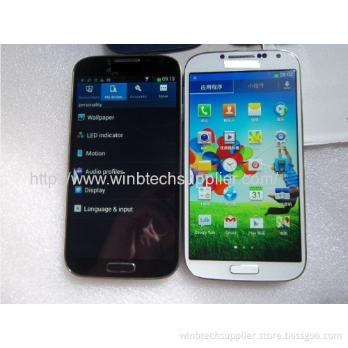 S4 Quad Core 3g Gps Perfect 11 Galaxy I9500 S4 Phone Android4.2 Mobile Phone 5"screen 8.0mp